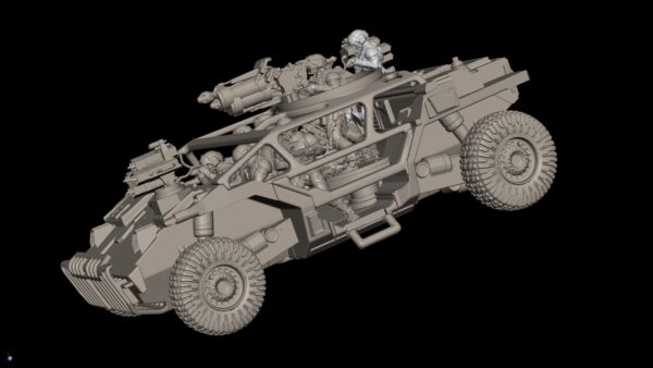 Overrunner Grouse Reconnaissance Vehicle and crew OR117 - Image 4