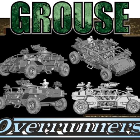 Overrunner Grouse Reconnaissance Vehicle and crew OR117