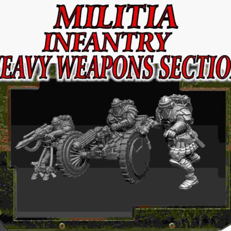 Militia Galea Infantry Heavy Weapons section